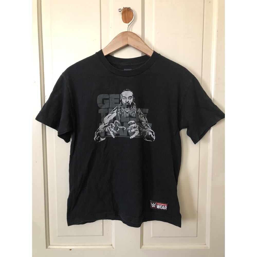 2018 WWE Wrestling Braun Strowman Get These Hands Black T-Shirt Youth Size Large